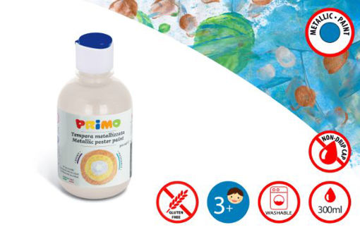 Picture of PRIMO 300ML METALLIC POSTER PAINT WHITE